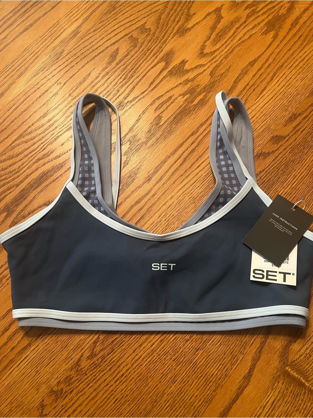 Set Active Luxform Lux Gigham Tempo Bra - Picture 3 of 5